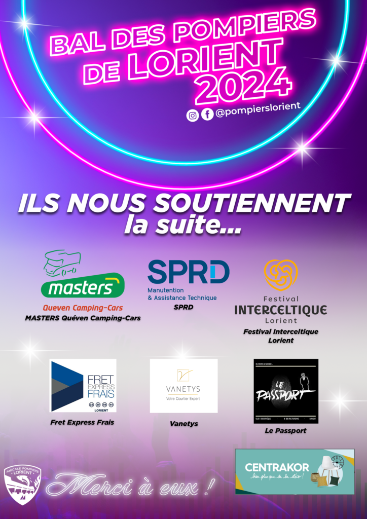 Partenaires Bal des Pompiers 2024